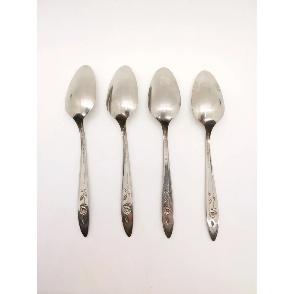 Oneida Community My Rose Teaspoons 6